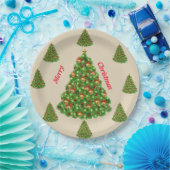 Gelukkig nieuwjaar papieren bordje (Feest)