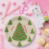 Gelukkig nieuwjaar papieren bordje (Feest)