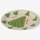 Gelukkig nieuwjaar papieren bordje (Gekanteld)