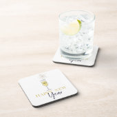 Gelukkig Nieuwjaar Party Champagne Sparkler Bier Onderzetter (Rechterzijde)