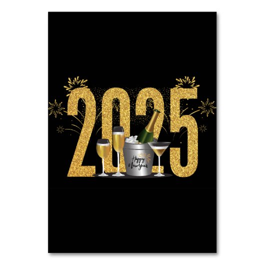 Gelukkig Nieuwjaar - Place Card Kaart (Voorkant)