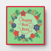 GELUKKIG NIEUWJAAR PLAQUE FOTOPLAAT (Voorkant)