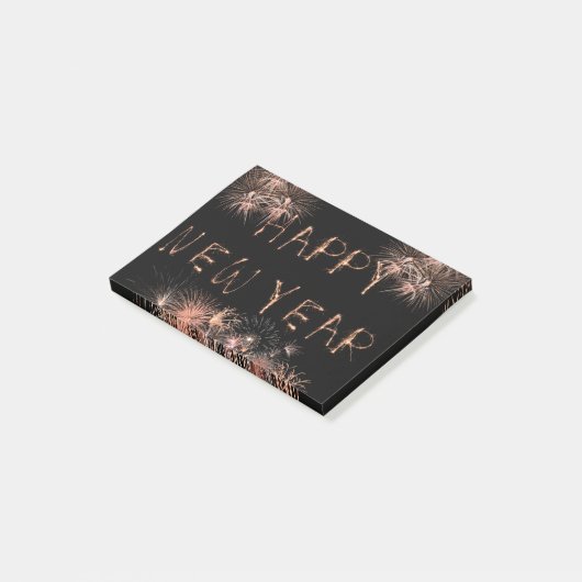 Gelukkig nieuwjaar post-it® notes (Schuin)