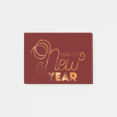 Gelukkig nieuwjaar post-it® notes (Voorkant)