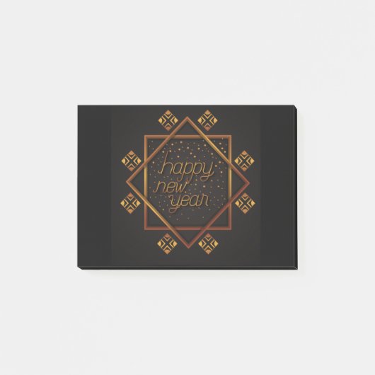 Gelukkig nieuwjaar post-it® notes (Voorkant)