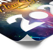 Gelukkig nieuwjaar poster (Hoek)