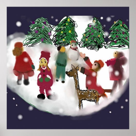 Gelukkig nieuwjaar poster (Voorkant)