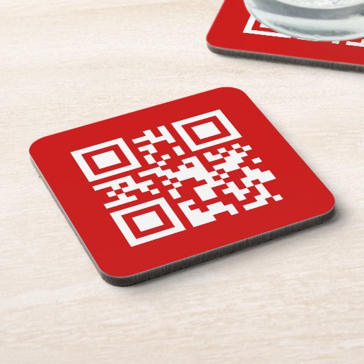 Gelukkig nieuwjaar! — QR-code Bier Onderzetter (Linkerzijde)