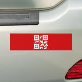 Gelukkig nieuwjaar! — QR-code Bumpersticker (Op auto)