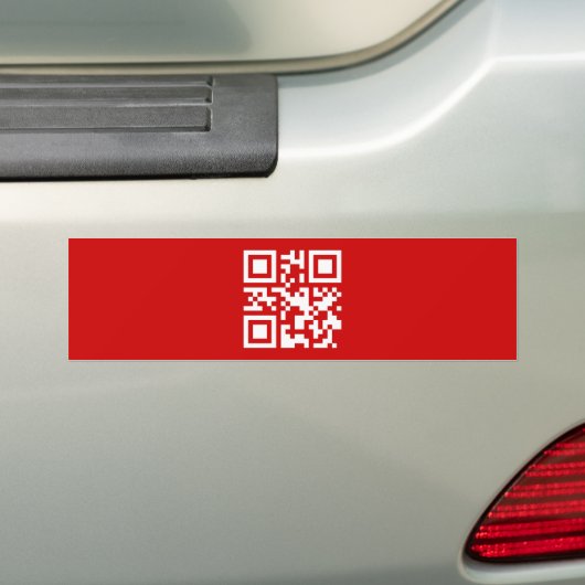 Gelukkig nieuwjaar! — QR-code Bumpersticker (Op auto)