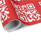 Gelukkig nieuwjaar! — QR-code Cadeaupapier (Rol Hoek)