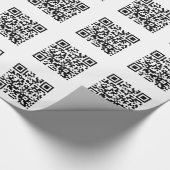 Gelukkig nieuwjaar! — QR-code Cadeaupapier (Hoek)