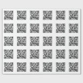 Gelukkig nieuwjaar! — QR-code Cadeaupapier (Vlak)