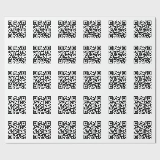 Gelukkig nieuwjaar! — QR-code Cadeaupapier (Vlak)