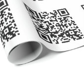 Gelukkig nieuwjaar! — QR-code Cadeaupapier (Rol Hoek)