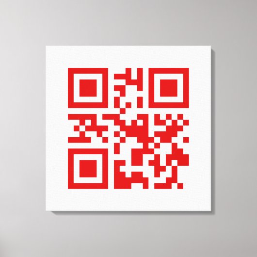 Gelukkig nieuwjaar! — QR-code Canvas Afdruk (Voorkant)