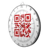 Gelukkig nieuwjaar! — QR-code Dartbord (Voorkant Rechts)