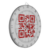 Gelukkig nieuwjaar! — QR-code Dartbord (Voorkant Links)