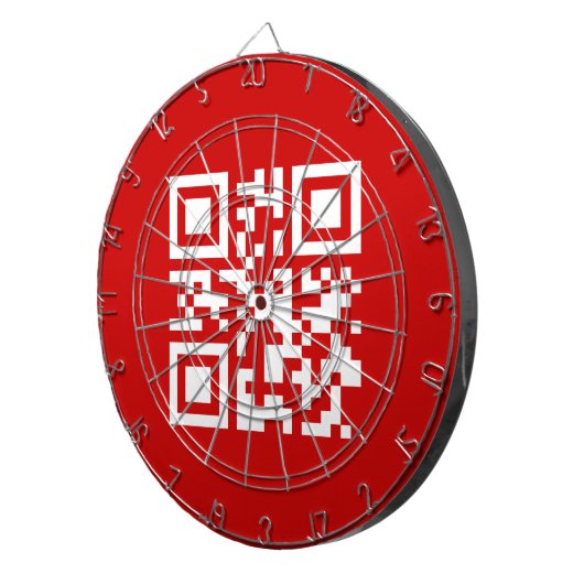 Gelukkig nieuwjaar! — QR-code Dartbord (Voorkant Rechts)