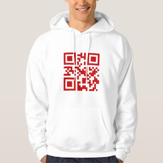 Gelukkig nieuwjaar! — QR-code Hoodie (Voorkant)