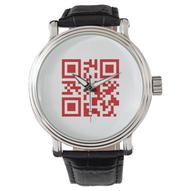 Gelukkig nieuwjaar! — QR-code Horloge (Voorkant)
