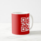 Gelukkig nieuwjaar! — QR-code Koffiemok (Voorkant rechts)