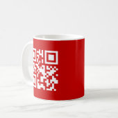 Gelukkig nieuwjaar! — QR-code Koffiemok (Voorkant links)