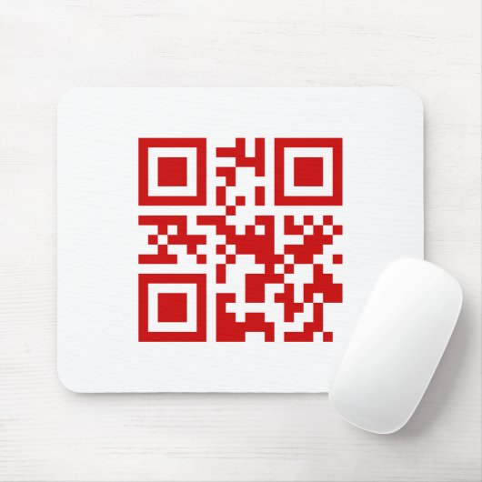 Gelukkig nieuwjaar! — QR-code Muismat (Met muis)