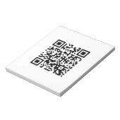 Gelukkig nieuwjaar! — QR-code Notitieblok (Linkerzijde)