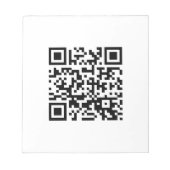 Gelukkig nieuwjaar! — QR-code Notitieblok (Voorkant)