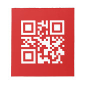 Gelukkig nieuwjaar! — QR-code Notitieblok (Voorkant)