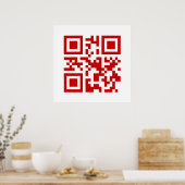 Gelukkig nieuwjaar! — QR-code Poster (Keuken)