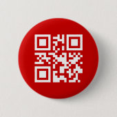 Gelukkig nieuwjaar! — QR-code Ronde Button 5,7 Cm (Voorkant)