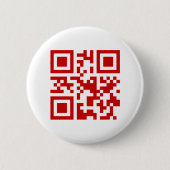 Gelukkig nieuwjaar! — QR-code Ronde Button 5,7 Cm (Voorkant)