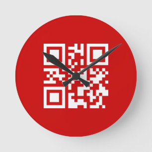 Gelukkig nieuwjaar! — QR-code Ronde Klok