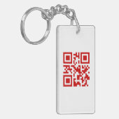 Gelukkig nieuwjaar! — QR-code Sleutelhanger (Voorkant Links)