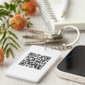 Gelukkig nieuwjaar! — QR-code Sleutelhanger (Voorkant Rechts)