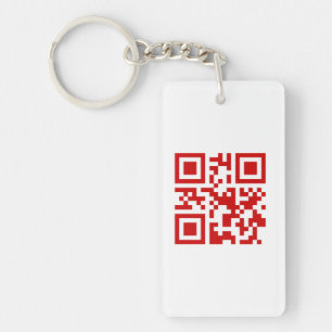 Gelukkig nieuwjaar! — QR-code Sleutelhanger