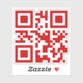 Gelukkig nieuwjaar! — QR-code Sticker (Vel)