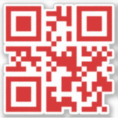 Gelukkig nieuwjaar! — QR-code Sticker (Voorkant)