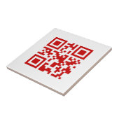 Gelukkig nieuwjaar! — QR-code Tegeltje (Zijkant)