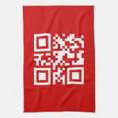 Gelukkig nieuwjaar! — QR-code Theedoek (Verticaal)