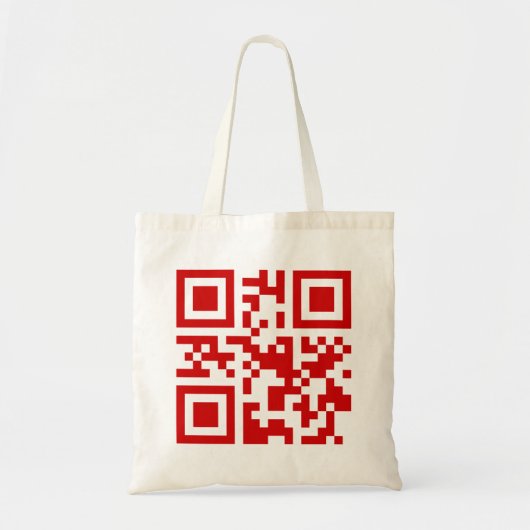 Gelukkig nieuwjaar! — QR-code Tote Bag (Voorkant)