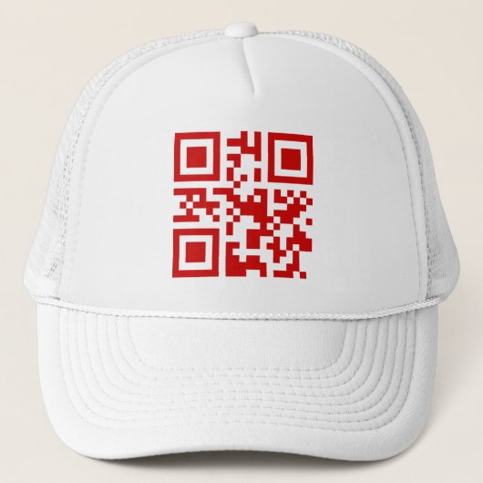 Gelukkig Nieuwjaar! -- QR Code Trucker Pet (Voorkant)