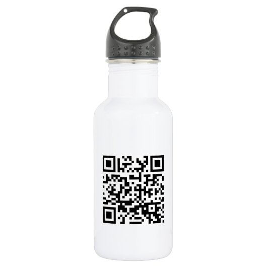 Gelukkig nieuwjaar! — QR-code Waterfles (Voorkant)