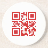 Gelukkig nieuwjaar! — QR-code Zandsteen Onderzetter (Voorkant)