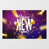 Gelukkig nieuwjaar raamsticker (Vel)