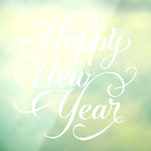 Gelukkig nieuwjaar raamsticker (Vel 3)