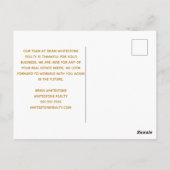 Gelukkig nieuwjaar Real Estate Company Gold Corpor Briefkaart (Achterkant)