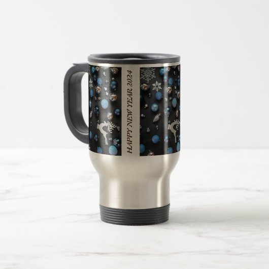 Gelukkig Nieuwjaar reizen Mokken (Voorkant links)